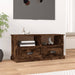 Tv Cabinet Smoked Oak 93x35.5x45 Cm Engineered Wood Nolalk