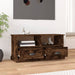 Tv Cabinet Smoked Oak 93x35.5x45 Cm Engineered Wood Nolalk