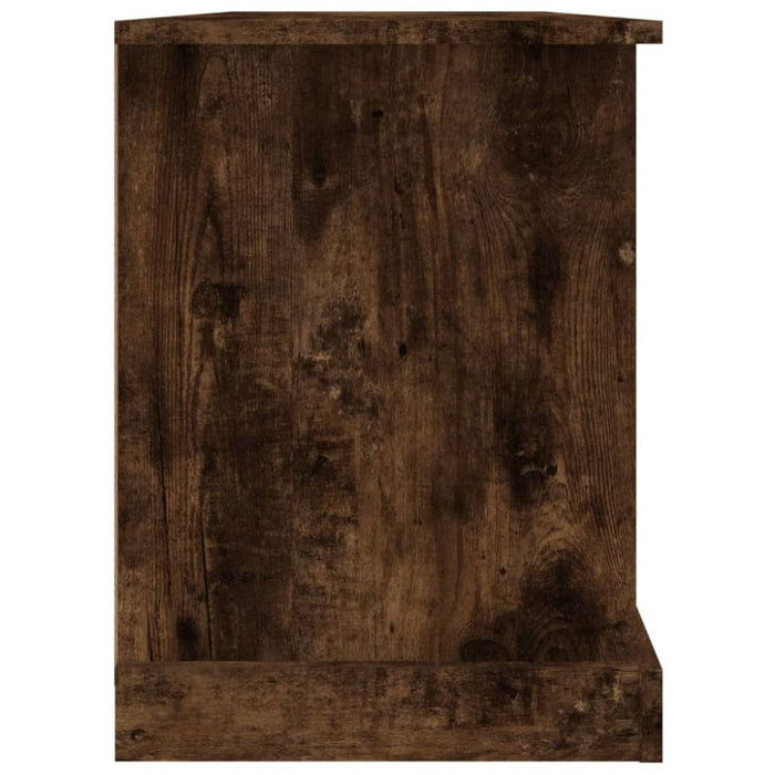 Tv Cabinet Smoked Oak 99.5x35.5x48 Cm Engineered Wood Nolxii