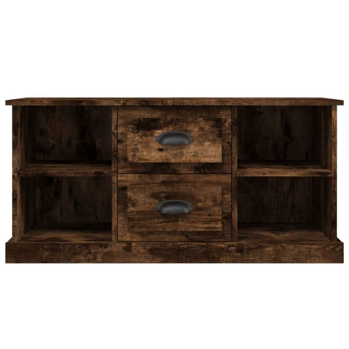 Tv Cabinet Smoked Oak 99.5x35.5x48 Cm Engineered Wood Nolxii