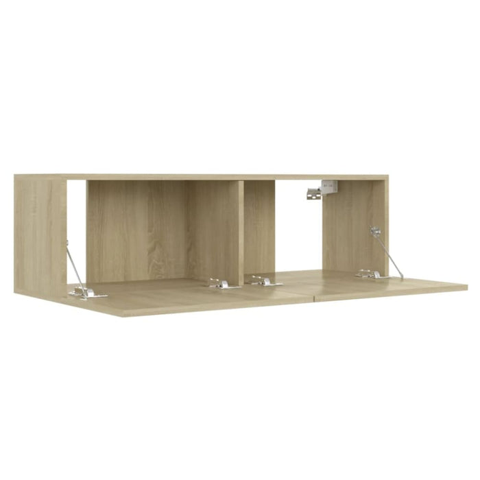 Tv Cabinet Sonoma Oak 100x30x30 Cm Engineered Wood Nboana
