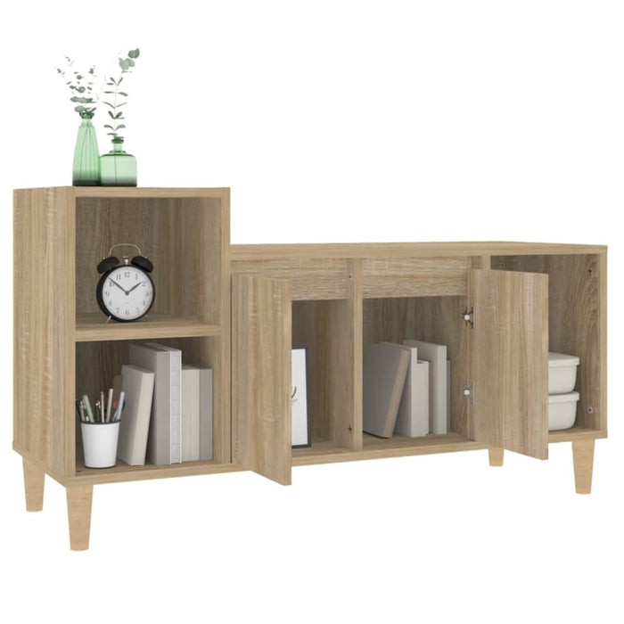Tv Cabinet Sonoma Oak 100x35x55 Cm Engineered Wood Nxooip