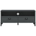 Tv Cabinet Viken Anthracite Grey Solid Wood Pine Tiakto