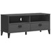 Tv Cabinet Viken Anthracite Grey Solid Wood Pine Tiakto