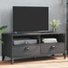 Tv Cabinet Viken Anthracite Grey Solid Wood Pine Tiakto