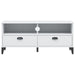 Tv Cabinet Viken White Solid Wood Pine Tiakxk