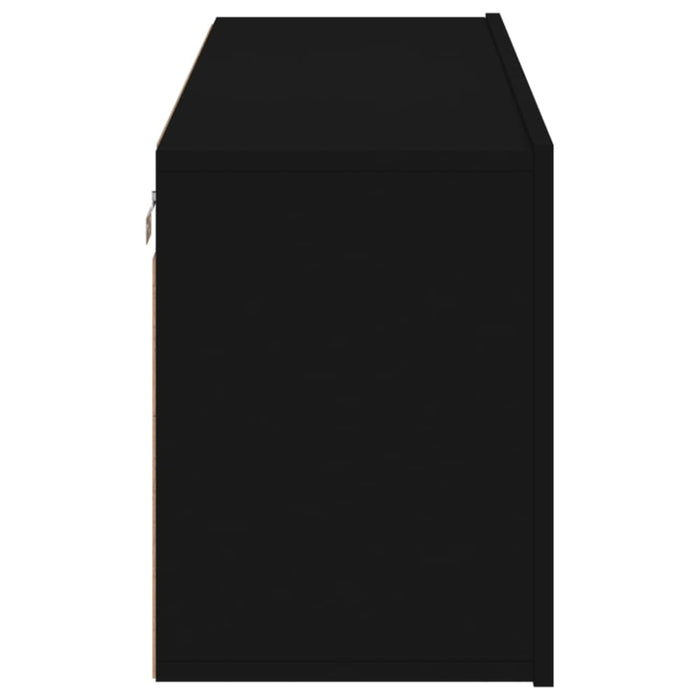 Tv Cabinet Wall-mounted Black 100x30x41 Cm Ntlkli