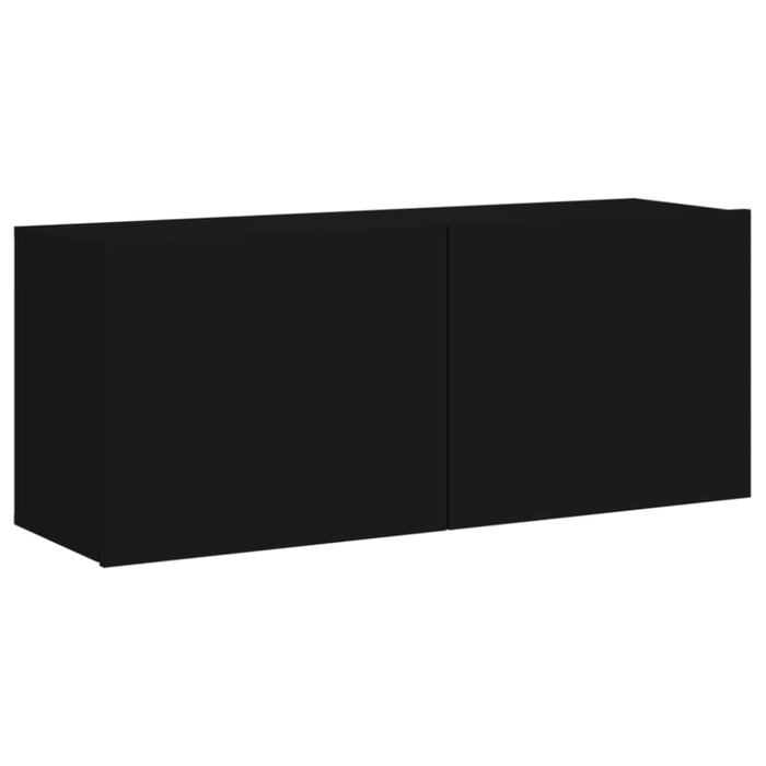 Tv Cabinet Wall-mounted Black 100x30x41 Cm Ntlkli