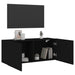 Tv Cabinet Wall-mounted Black 100x30x41 Cm Ntlkli