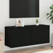 Tv Cabinet Wall-mounted Black 100x30x41 Cm Ntlkli