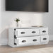Tv Cabinet White 100x35.5x45 Cm Engineered Wood Nolaan