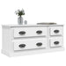 Tv Cabinet White 100x35.5x45 Cm Engineered Wood Nolaan