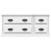Tv Cabinet White 100x35.5x45 Cm Engineered Wood Nolaan