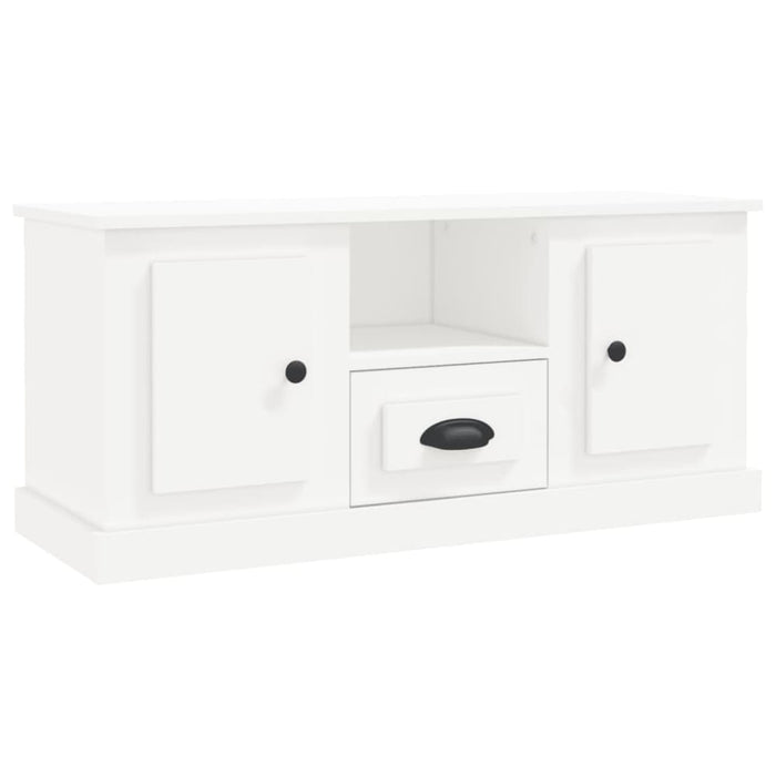 Tv Cabinet White 100x35.5x45 Cm Engineered Wood Nolapl