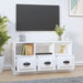 Tv Cabinet White 100x35x50 Cm Engineered Wood Nolxnn