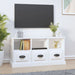 Tv Cabinet White 100x35x50 Cm Engineered Wood Nolxnn