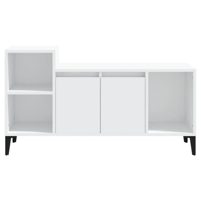 Tv Cabinet White 100x35x55 Cm Engineered Wood Nxoonb