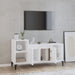 Tv Cabinet White 100x35x55 Cm Engineered Wood Nxoonb