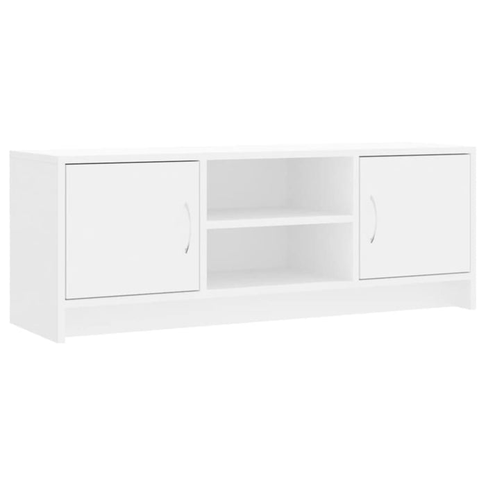 Tv Cabinet White 102x30x37.5 Cm Engineered Wood Nxtxpt