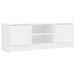 Tv Cabinet White 102x30x37.5 Cm Engineered Wood Nxtxpt