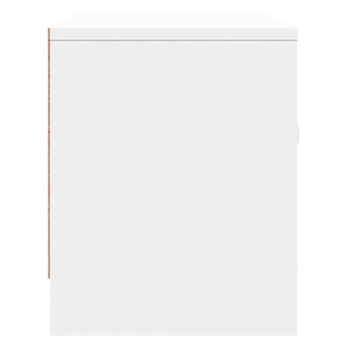 Tv Cabinet White 102x30x37.5 Cm Engineered Wood Nxtxpt