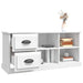 Tv Cabinet White 102x35.5x47.5 Cm Engineered Wood Noloil