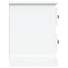 Tv Cabinet White 102x35.5x47.5 Cm Engineered Wood Noloil