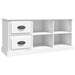 Tv Cabinet White 102x35.5x47.5 Cm Engineered Wood Noloil