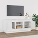 Tv Cabinet White 102x35x45 Cm Engineered Wood Noknlb