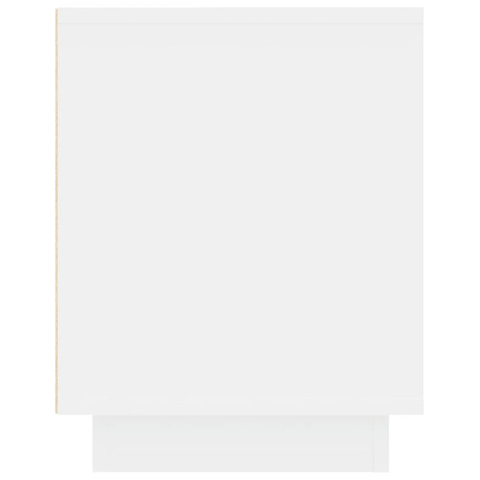 Tv Cabinet White 102x35x45 Cm Engineered Wood Noknlb