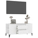 Tv Cabinet White 102x44.5x50 Cm Engineered Wood Noklba