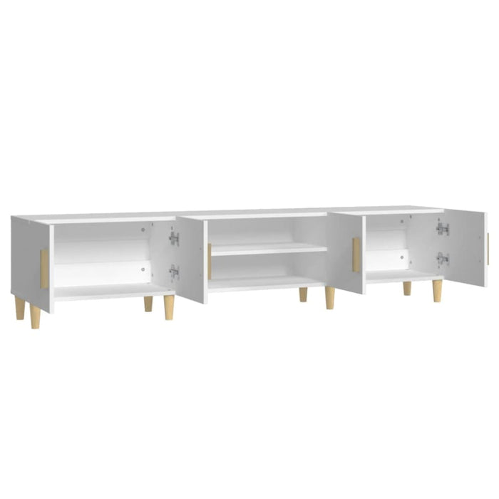 Tv Cabinet White 180x31.5x40 Cm Engineered Wood Nolxpl