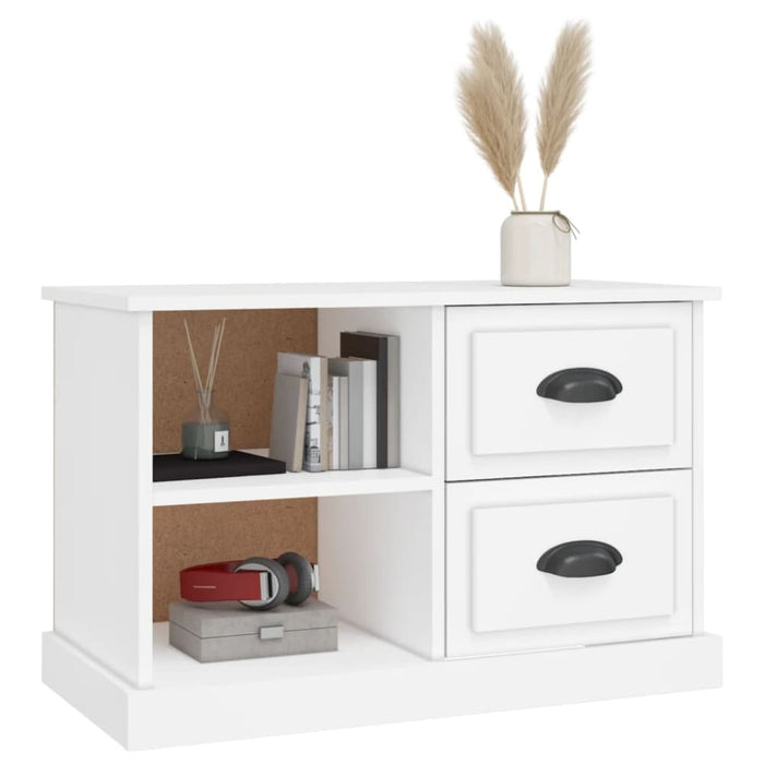 Tv Cabinet White 73x35.5x47.5 Cm Engineered Wood Nololn