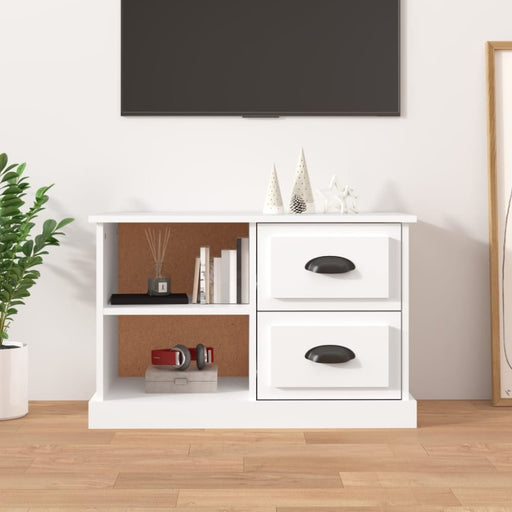 Tv Cabinet White 73x35.5x47.5 Cm Engineered Wood Nololn