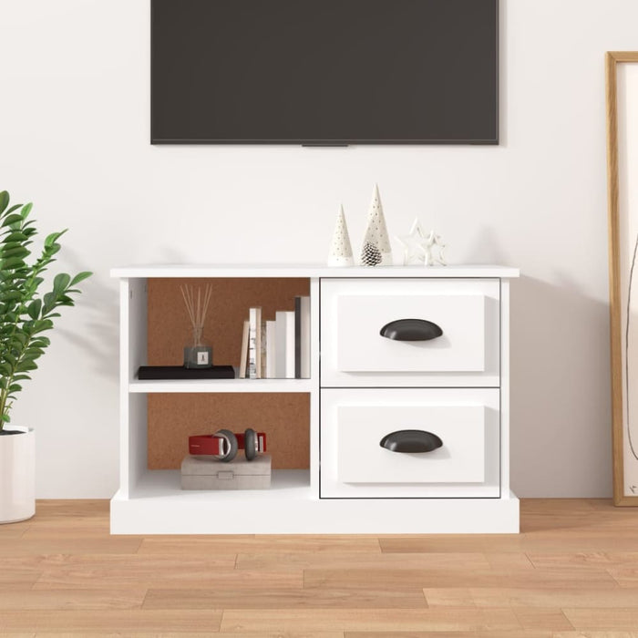 Tv Cabinet White 73x35.5x47.5 Cm Engineered Wood Nololn