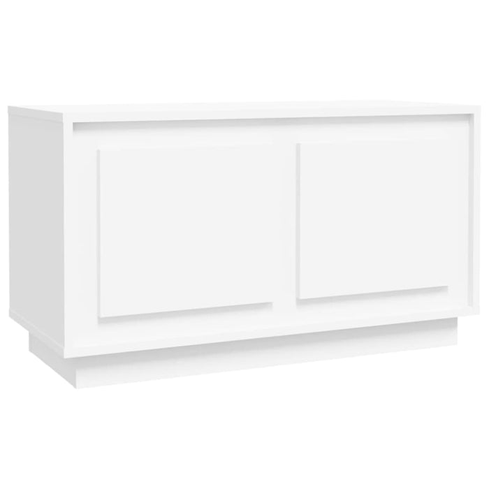 Tv Cabinet White 80x35x45 Cm Engineered Wood Noknpx