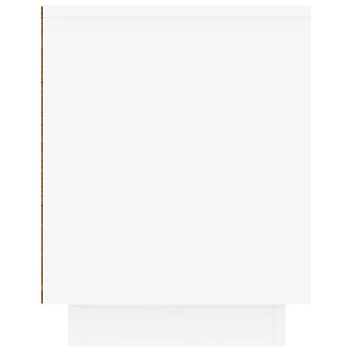 Tv Cabinet White 80x35x45 Cm Engineered Wood Noknpx