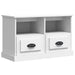 Tv Cabinet White 80x35x50 Cm Engineered Wood Nolxnb