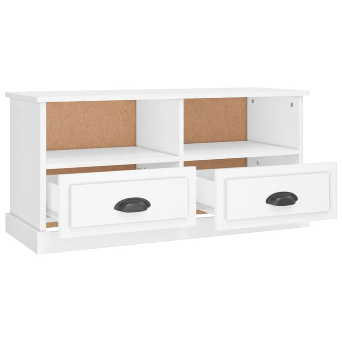 Tv Cabinet White 93x35.5x45 Cm Engineered Wood Nolala