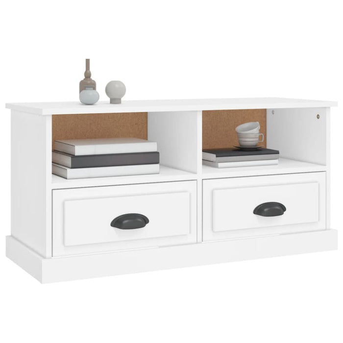 Tv Cabinet White 93x35.5x45 Cm Engineered Wood Nolala