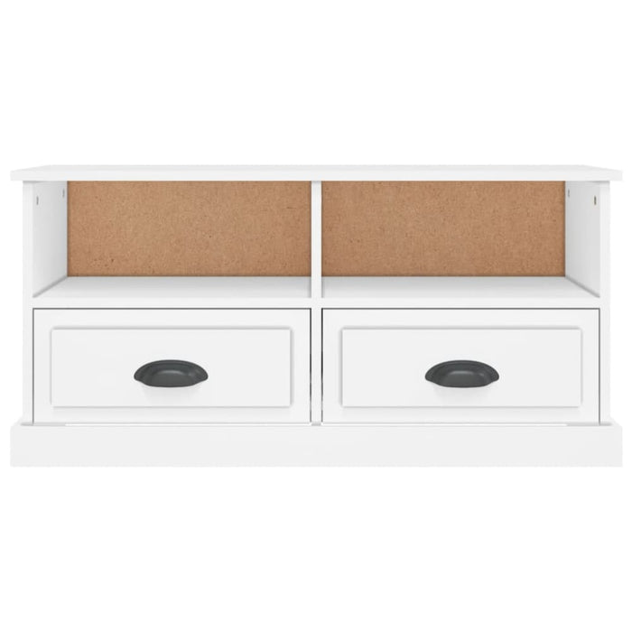 Tv Cabinet White 93x35.5x45 Cm Engineered Wood Nolala