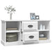 Tv Cabinet White 99.5x35.5x48 Cm Engineered Wood Nolxix