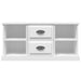 Tv Cabinet White 99.5x35.5x48 Cm Engineered Wood Nolxix