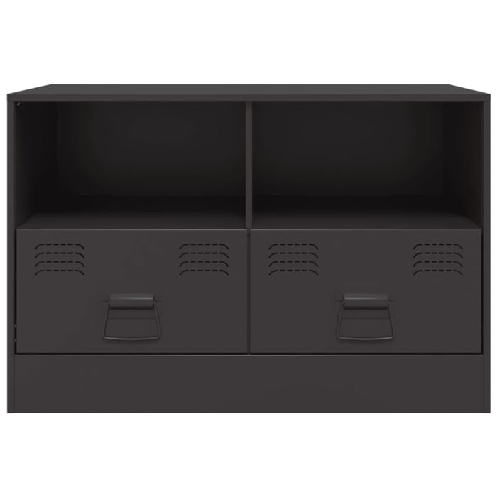 Tv Cabinets 2 Pcs Black 67x39x44 Cm Steel Naoiab