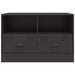 Tv Cabinets 2 Pcs Black 67x39x44 Cm Steel Naoiab