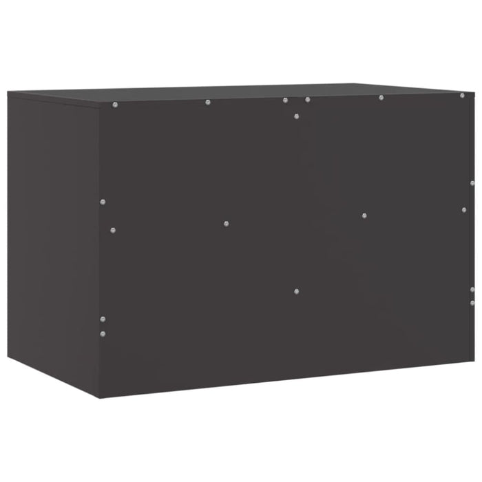 Tv Cabinets 2 Pcs Black 67x39x44 Cm Steel Naoiab