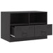 Tv Cabinets 2 Pcs Black 67x39x44 Cm Steel Naoiab