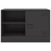 Tv Cabinets 2 Pcs Black 67x39x44 Cm Steel Naolkx