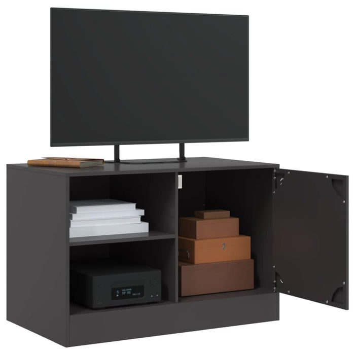 Tv Cabinets 2 Pcs Black 67x39x44 Cm Steel Naolkx