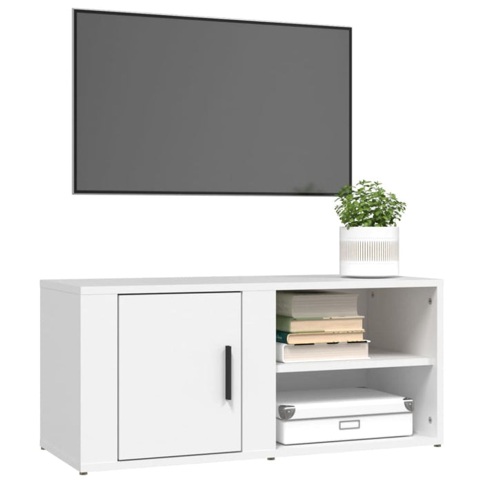 Tv Cabinets 2 Pcs White 80x31.5x36 Cm Engineered Wood Nokati